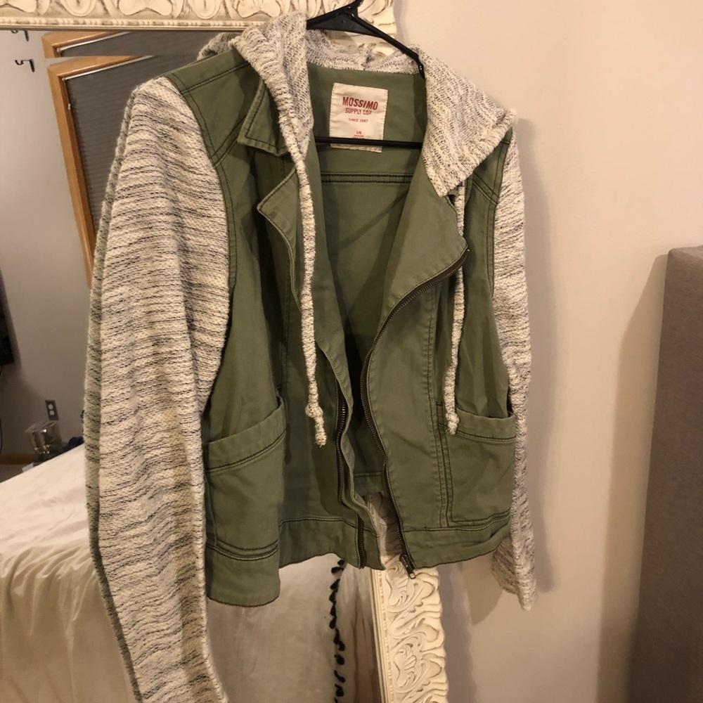 Army Green and Cream Jacket